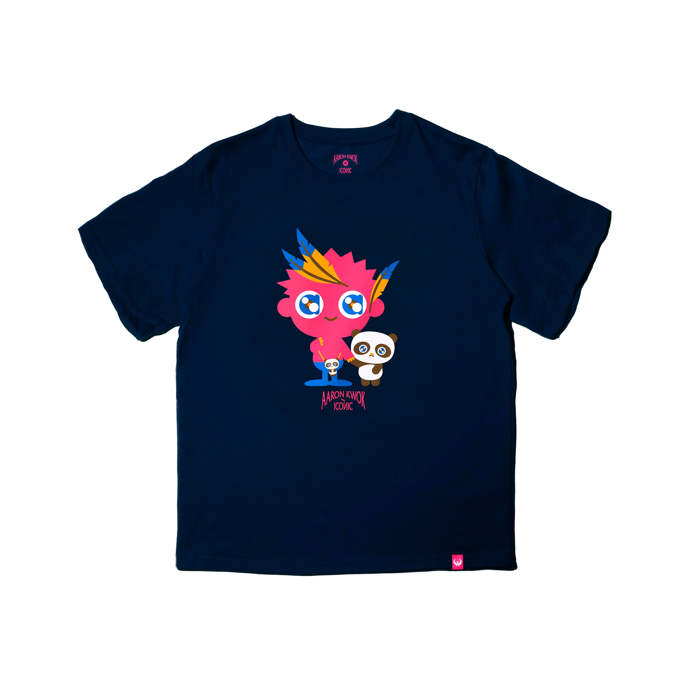 PANDaaEYES ICONIC TEE (NAVY)